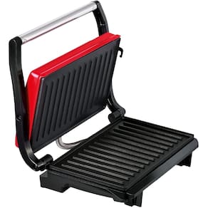 Sanduicheira Grill Compact Arno UNO Vermelho 2 Hambúrgueres Placas Antiaderentes 760W sw3315