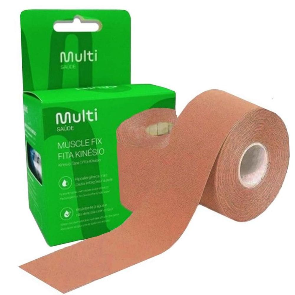 Fita Kinesio Estabilizadora Bandagem Elastica Fix Funcional