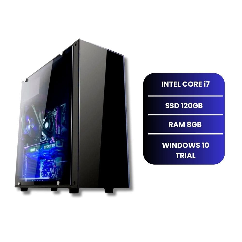 Processamento Rápido: Intel i7, 8GB e SSD 120GB