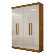 Guarda Roupa Solteiro Hera 4 Portas MDF Rufato