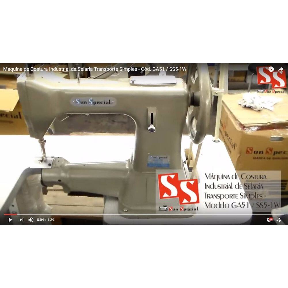 Máquina De Selaria Ga51 / Ss5-1w Com Bancada