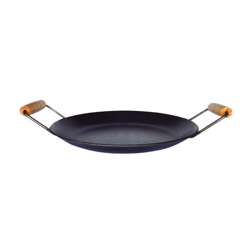 Chapa Disco Arado Aço Carbono Bifeteira Alça Madeira 50cm