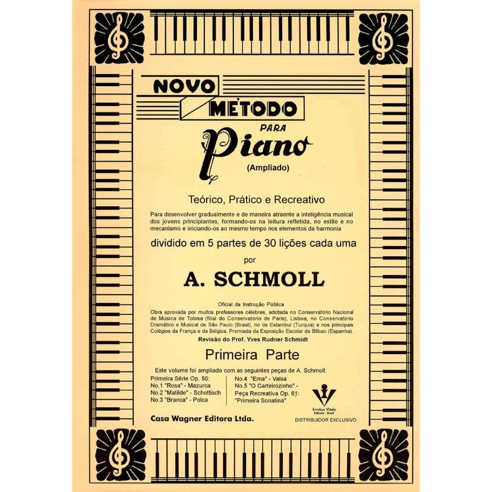 Novo Metodo Para Piano Parte I Schmoll