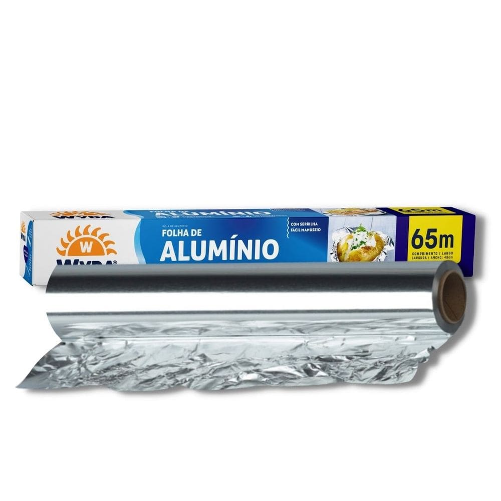 Rolo De Folha De Aluminio (45X65 M.) C/ 9 Un. (Mello)