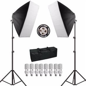 Kit de Iluminação contínua Greika ATENA PK-SB01 com 8 lâmpadas (110V)