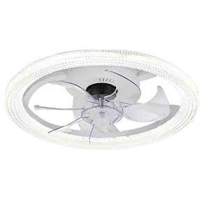 Ventilador Lustre Lampada de Teto Luxo Grande Led Ajustavel Controle 3 em 1 Quarto Casa Apartamento Sala de Estar Branco Frio Quente Silencioso