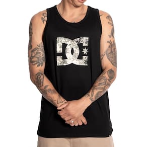 Regata DC Shoes New Camo Star Fill SM25 Masculina Preto