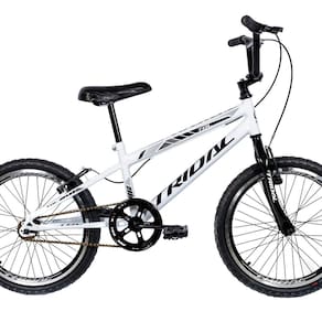 Bicicleta Aro 20 Infantil Bmx Cross Quadro Mtb Branco
