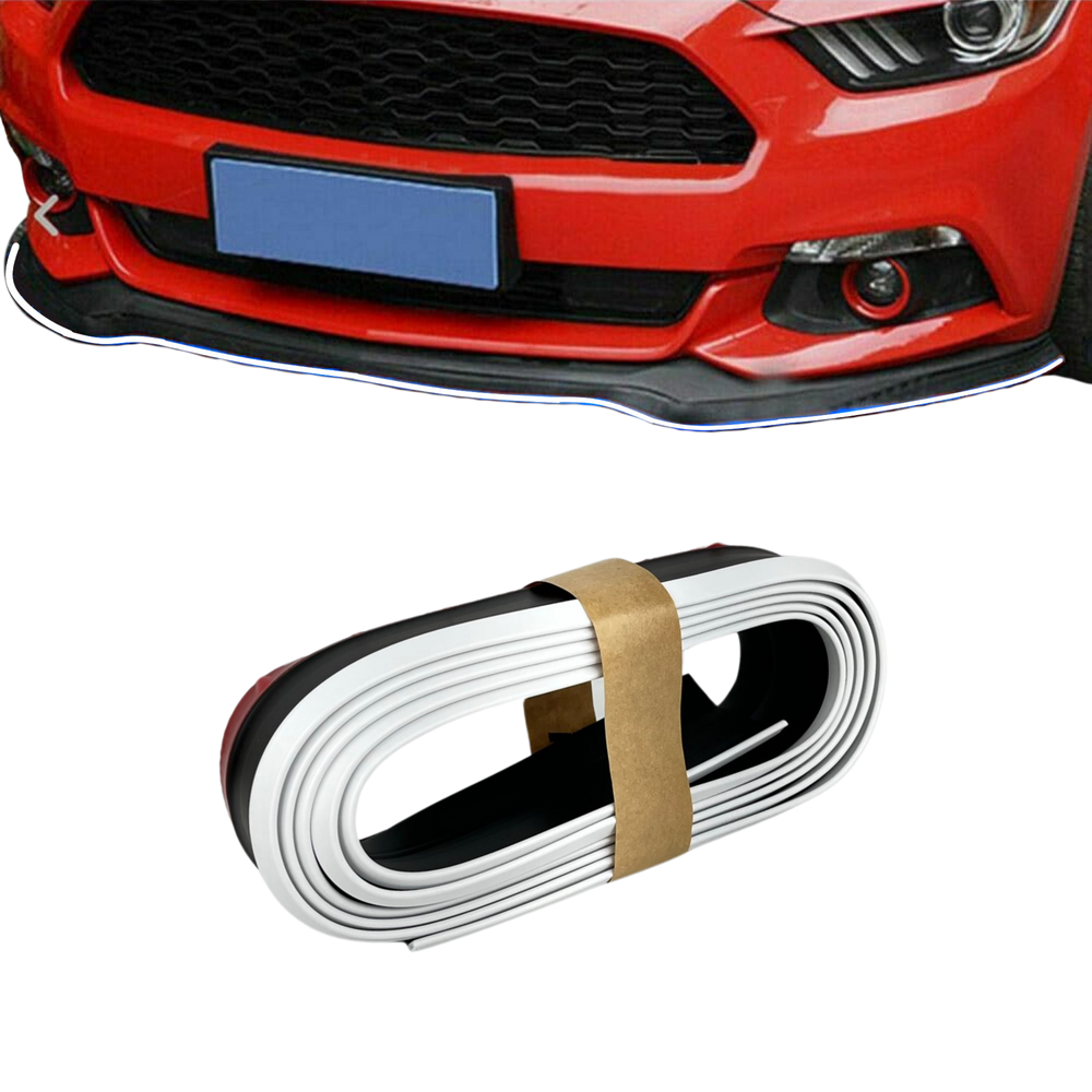 Saia frontal Universal Ajustável Preto e Branco Carro PVC