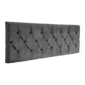 Cabeceira Castor King Flórida Painel Cinza 193cm