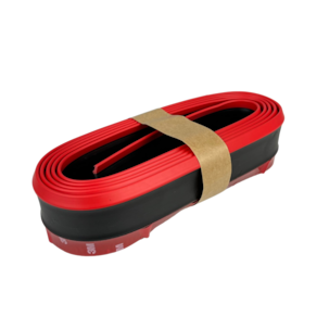 Saia frontal Veicular Universal Vermelho e Preto Carro PVC