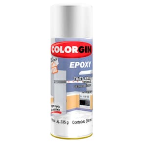 Spray Branco Epoxi Colorgin Acabamento Resistente Duravel