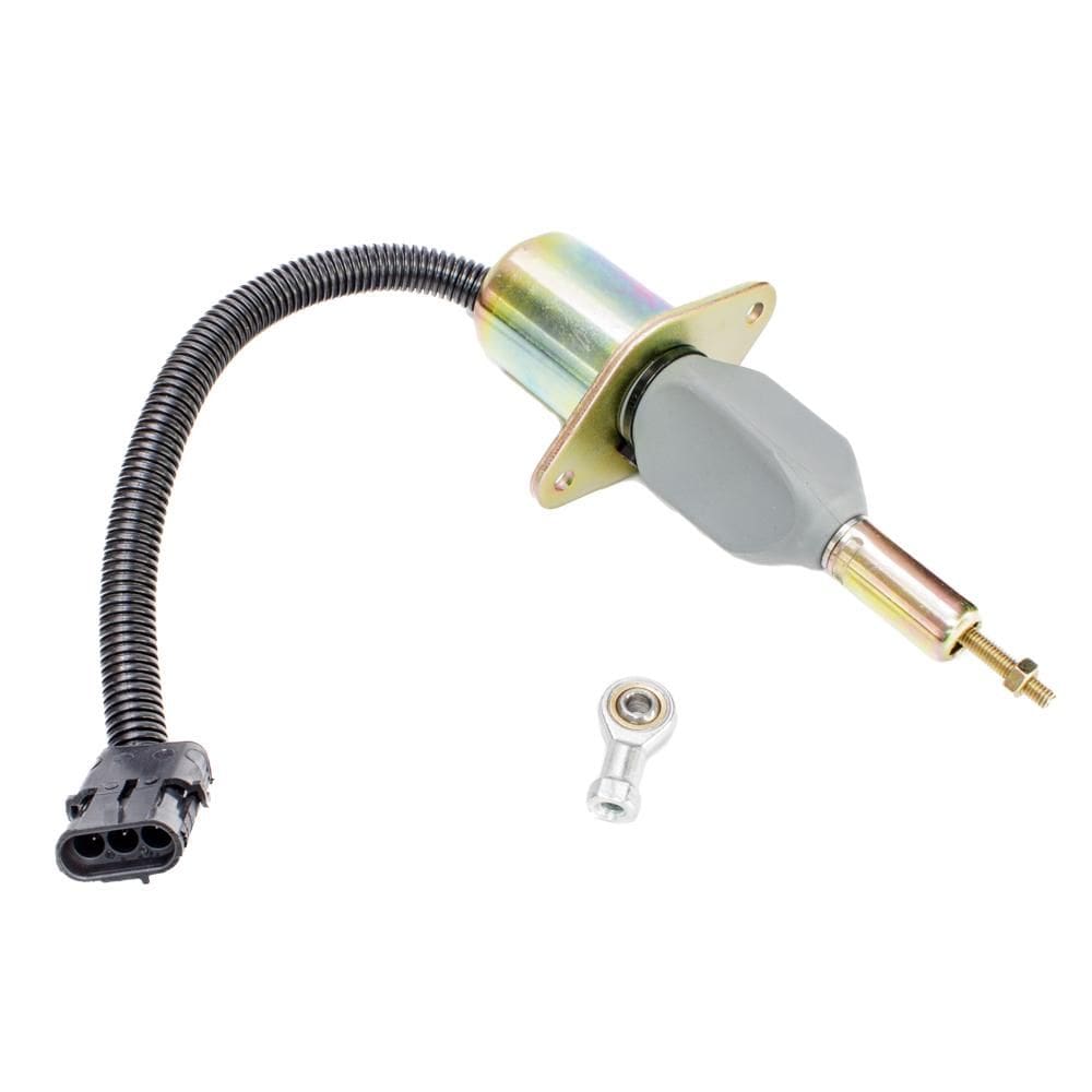 Válvula Solenoide De Parada Motor Cummins Trator MF38 CNH TC5090 12V Cambão 3 Pinos - GAUSS - GS22029