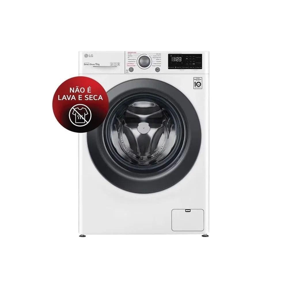 Lavadora Smart LG VC5 11KG Branca com Inteligência Artificial AIDD™ FV3011WG4A 220V