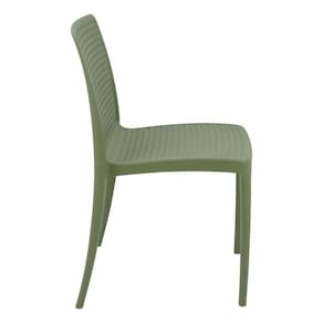 Cadeira Tramontina Isabelle Em Polipropileno Ocean Clean Verde Oliva