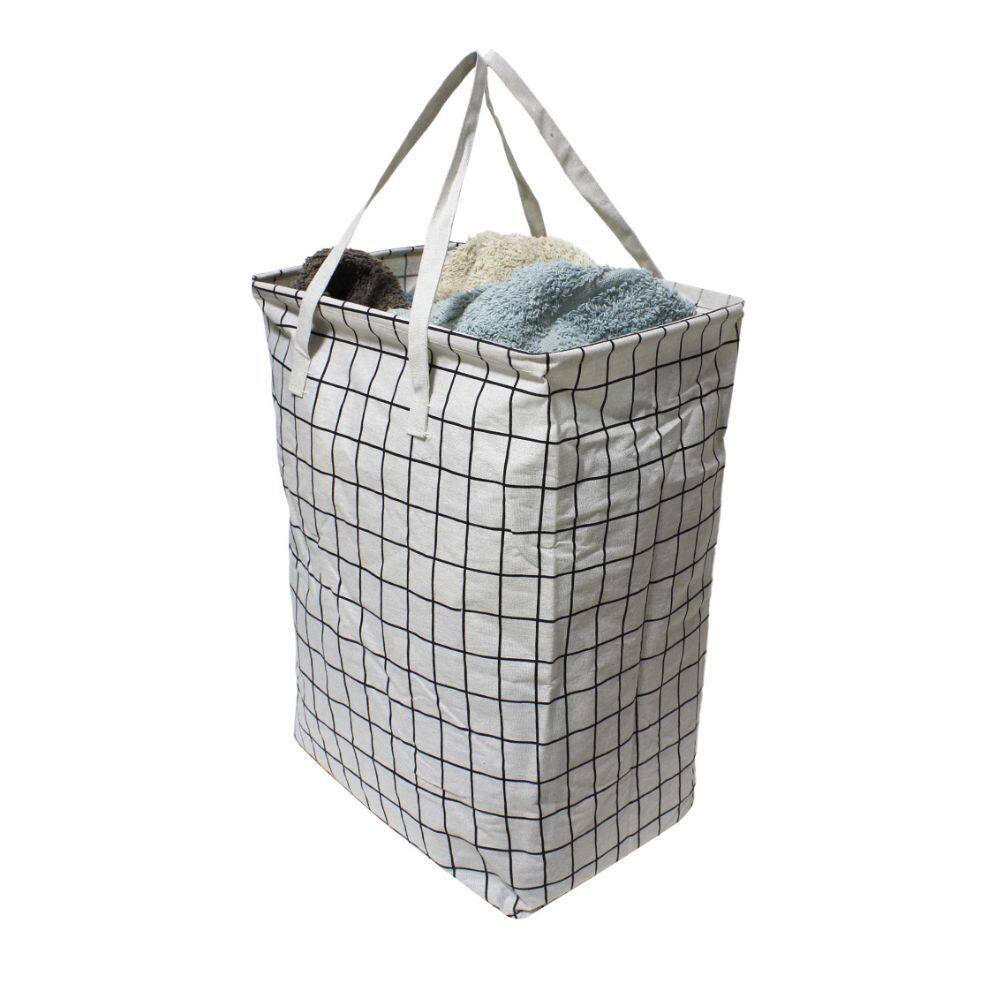 Cesto Organizador em Tecido Grande para Roupas Dobrável