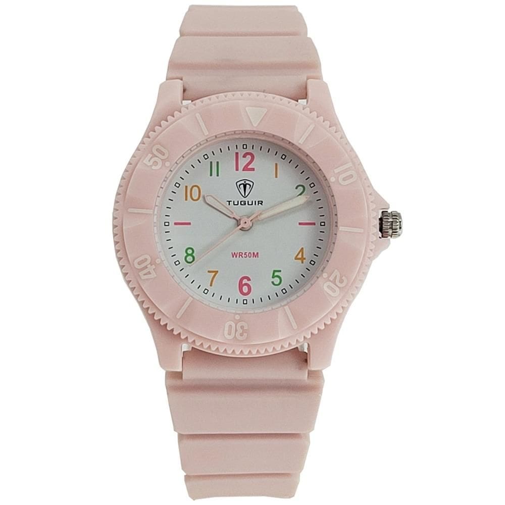 Relógio Tuguir Feminino Ref: 2151 Tg30340 Infantil Analógico Rosa
