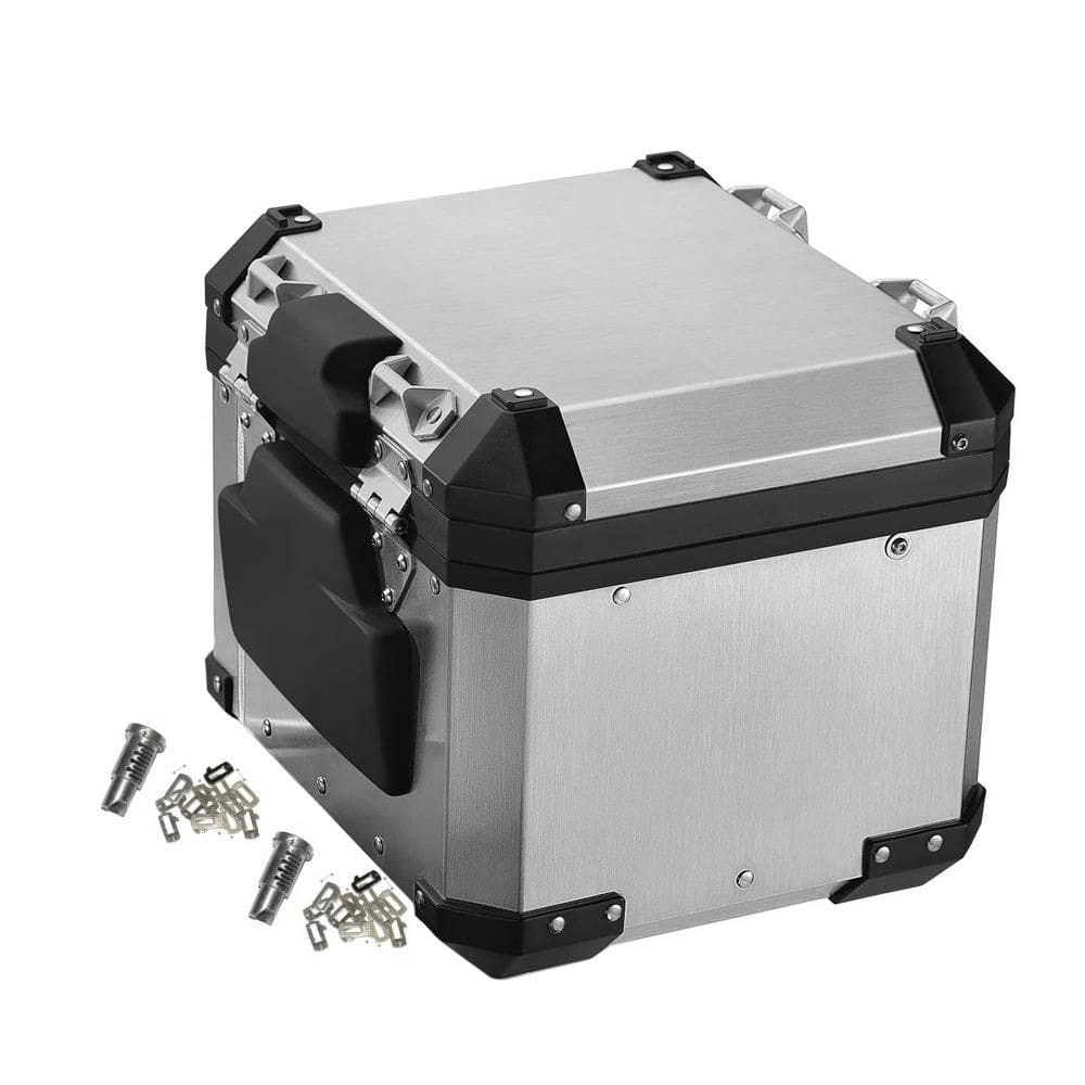 Kit Top Case em Alumínio BMW (Mala, encosto e canhão)
