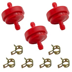 Kit de filtro de combustível Strongthium Lawn Mower 6,3 mm 1/4 de polegada x3 com