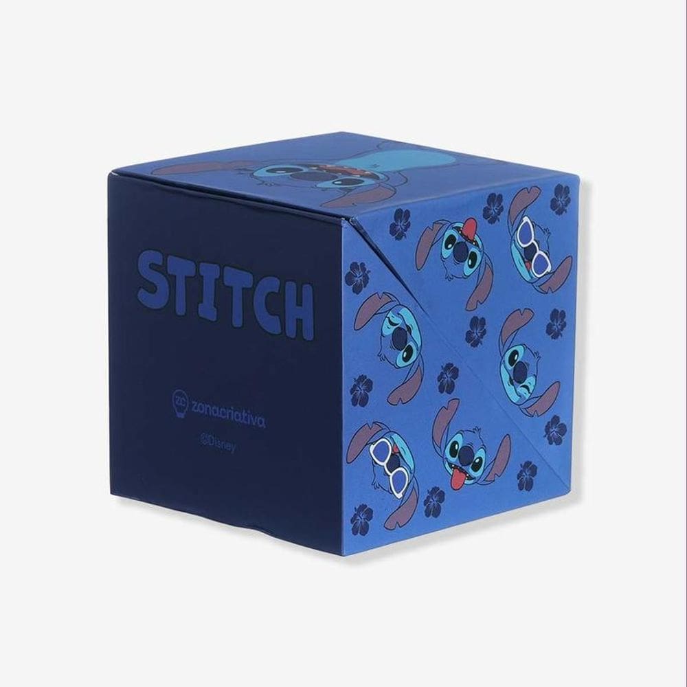 Porta Treco Cubo Stitch Com Post-it - Zona Criativa