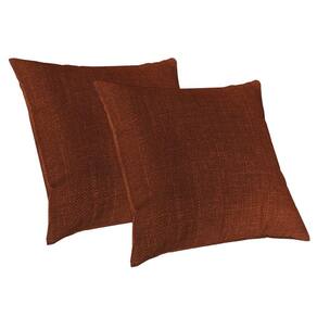 2 Capas Almofadas Decorativa 50x50 Suede Santorini Terracota