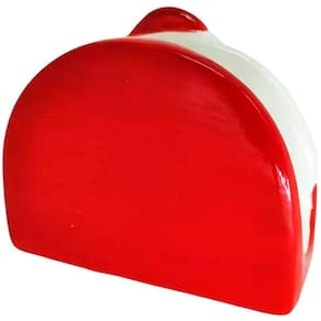 Kit 4 Porta Guardanapo Decorativo Natal Papai Noel Cerâmica