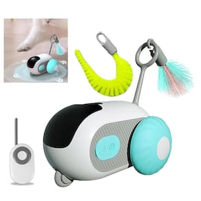 Brinquedo de Gato Pet Carrinho Controle Remoto USB Bateria Recarregavel Animal de Estimaçao Interativo Entretenimento Lazer Diversao