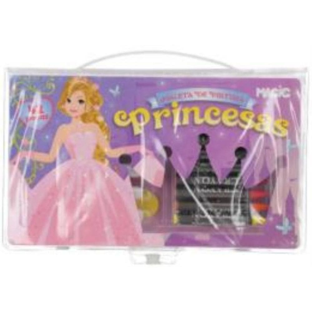 Maleta De Pintura 42 Pecas - Princesas