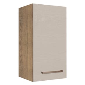 Armário Aéreo 35 Cm 1 Porta Agata Madesa Rustic/crema