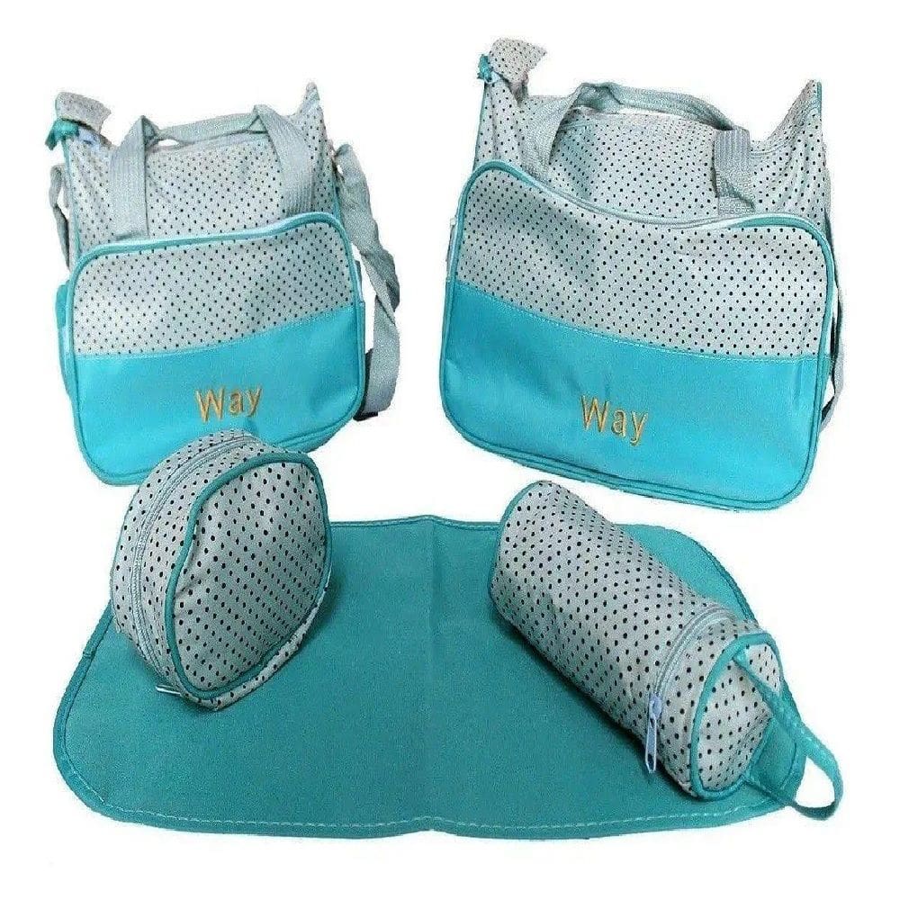 Kit Bolsa De Bebe Maternidade 5 Pecas Iwkbm