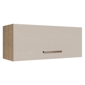 Armário Aéreo 80 Cm 1 Porta Agata Madesa Rustic/crema