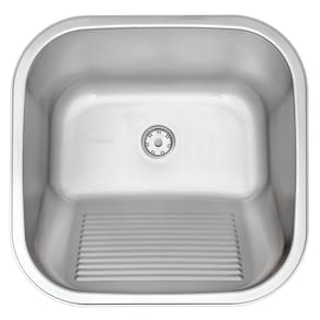Tanque de Encaixe Tramontina em Aço Inox Acetinado 25 Litros Hera Compact 25L 40x40 cm 94403107