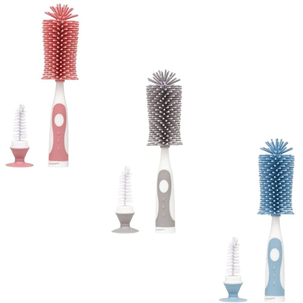 Escova para Mamadeira Garrafa BPA Free Limpador de Bicos Silicone Buba