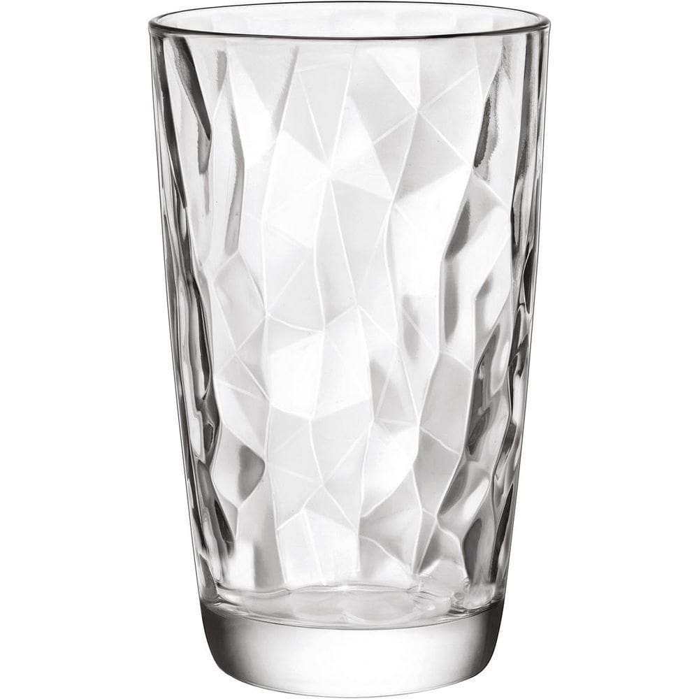 Bormioli Rocco Diamond Copo Long Drink 14x9x9cm 470ml Vidro Transp 6pç