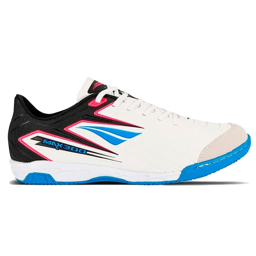 Chuteira Futsal Penalty Max 300 Y-1 Branco/Azul/Pink