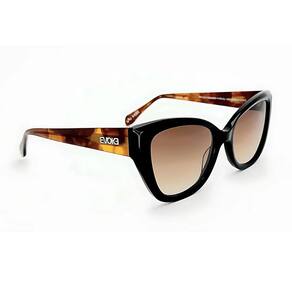 Óculos de Sol Evoke Evk 43 A02 Black Shine Havanna Gold