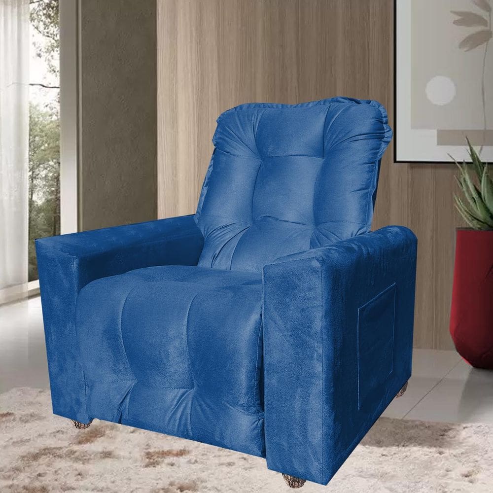 Poltrona Extensão De Cílios Reclinável Fiesta Marinho