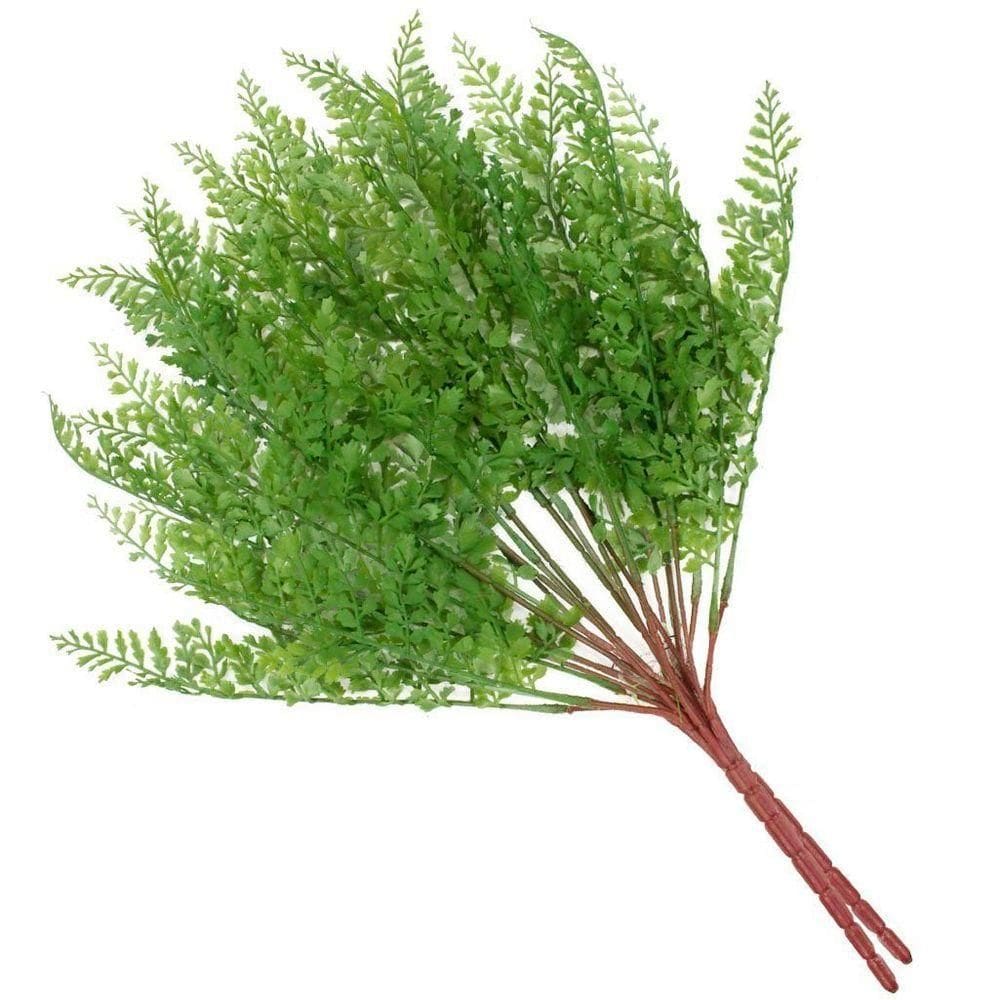 2 Ramos Artificial Salsinha Flor Plantas Com 13 Galhos 46cm