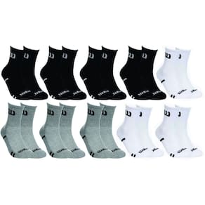 Kit 10 Meias Cano Longo Masculina Adulto