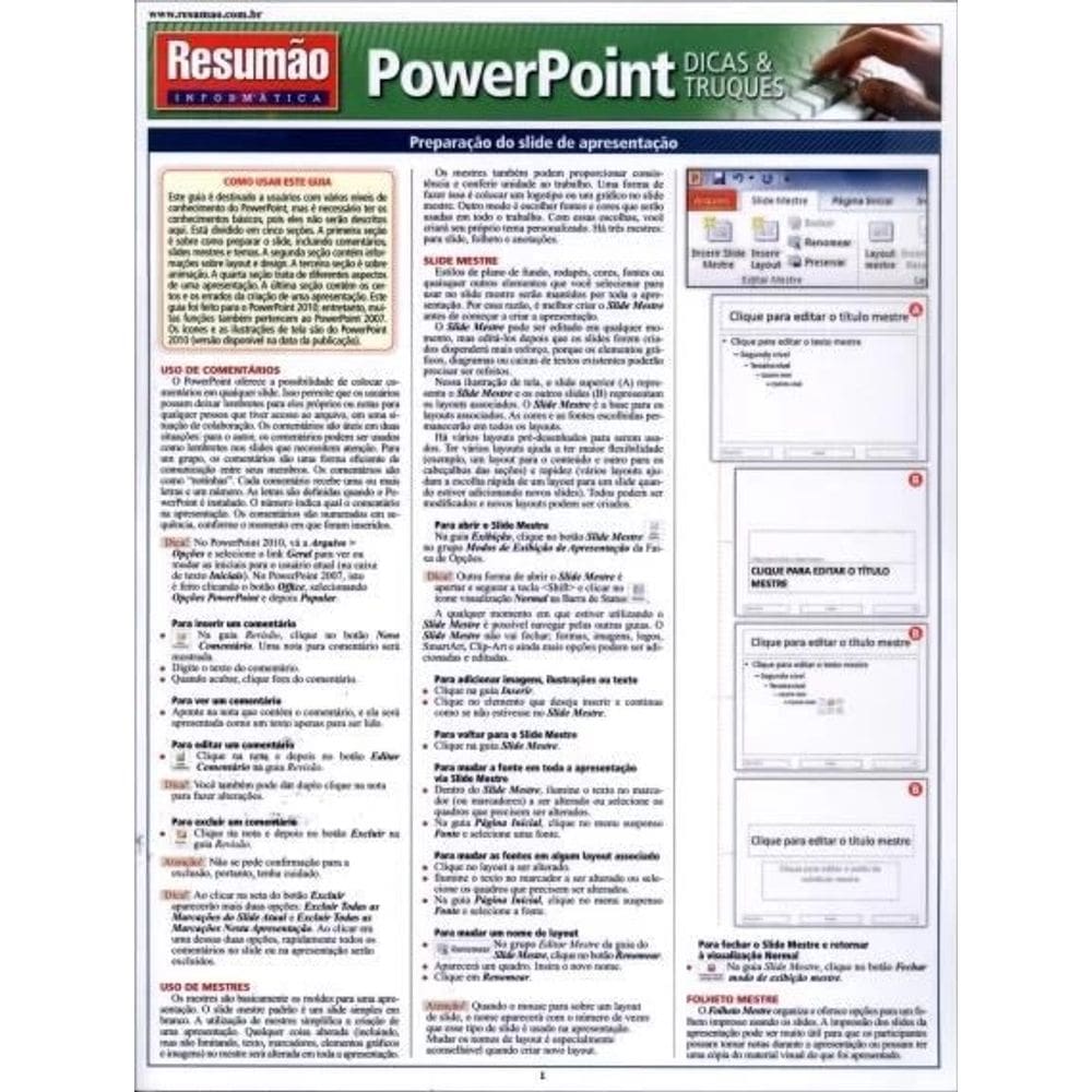 Power Point - Dicas e Truques - Resumão 1 Ed 2013