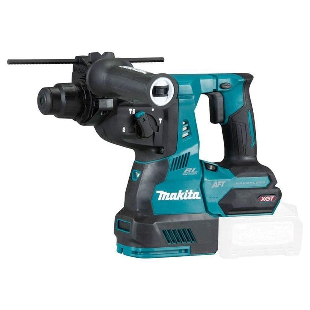 Martelete Combinado 28mm Sds Plus Sem Fio 40v Força 3.2j Resistência água Aws Hr001gz Makita