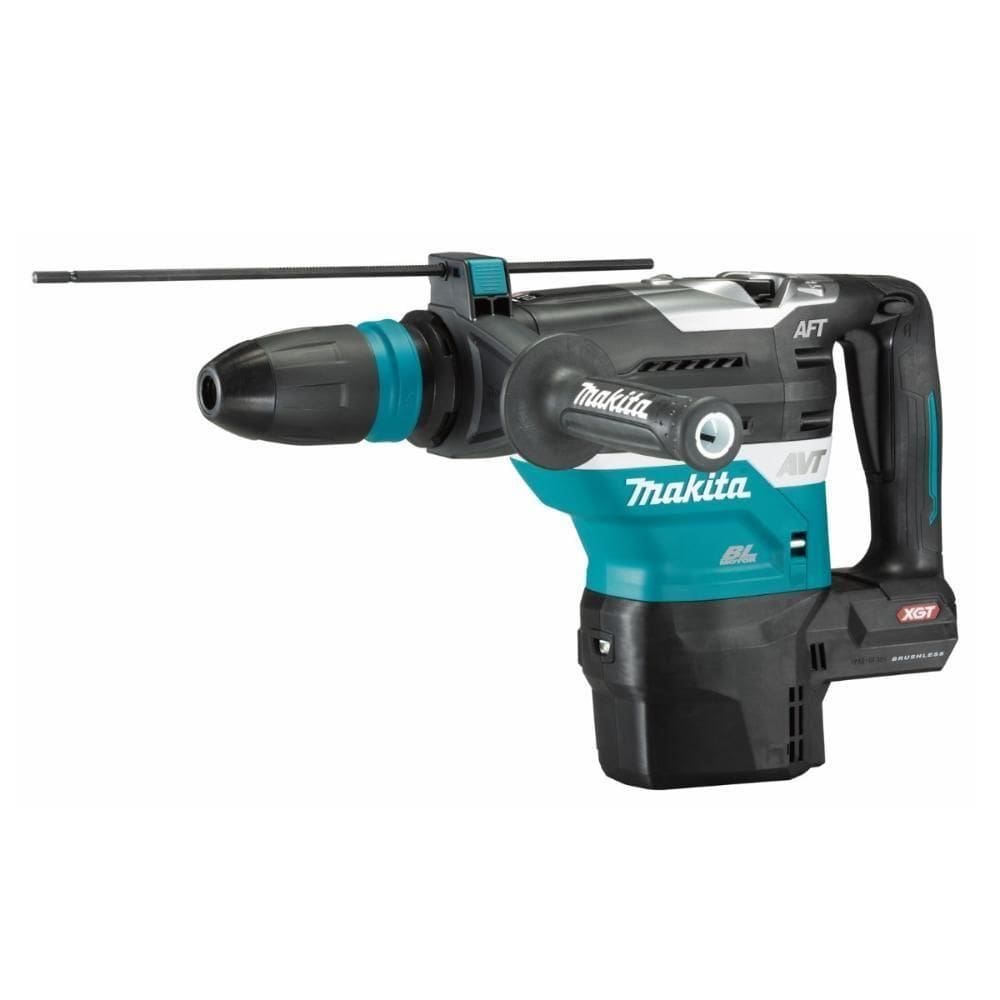 Martelete Combinado 40mm Sds Max Sem Fio 40v 8.4j Resistência água E Poeira Aws Hr005gz Makita