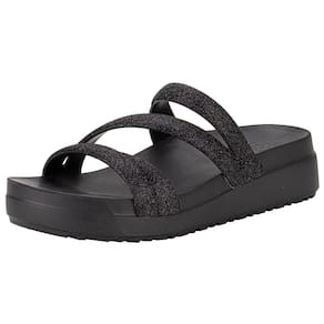 Tamanco Feminino Anabela Glitter Up Zaxy 19068
