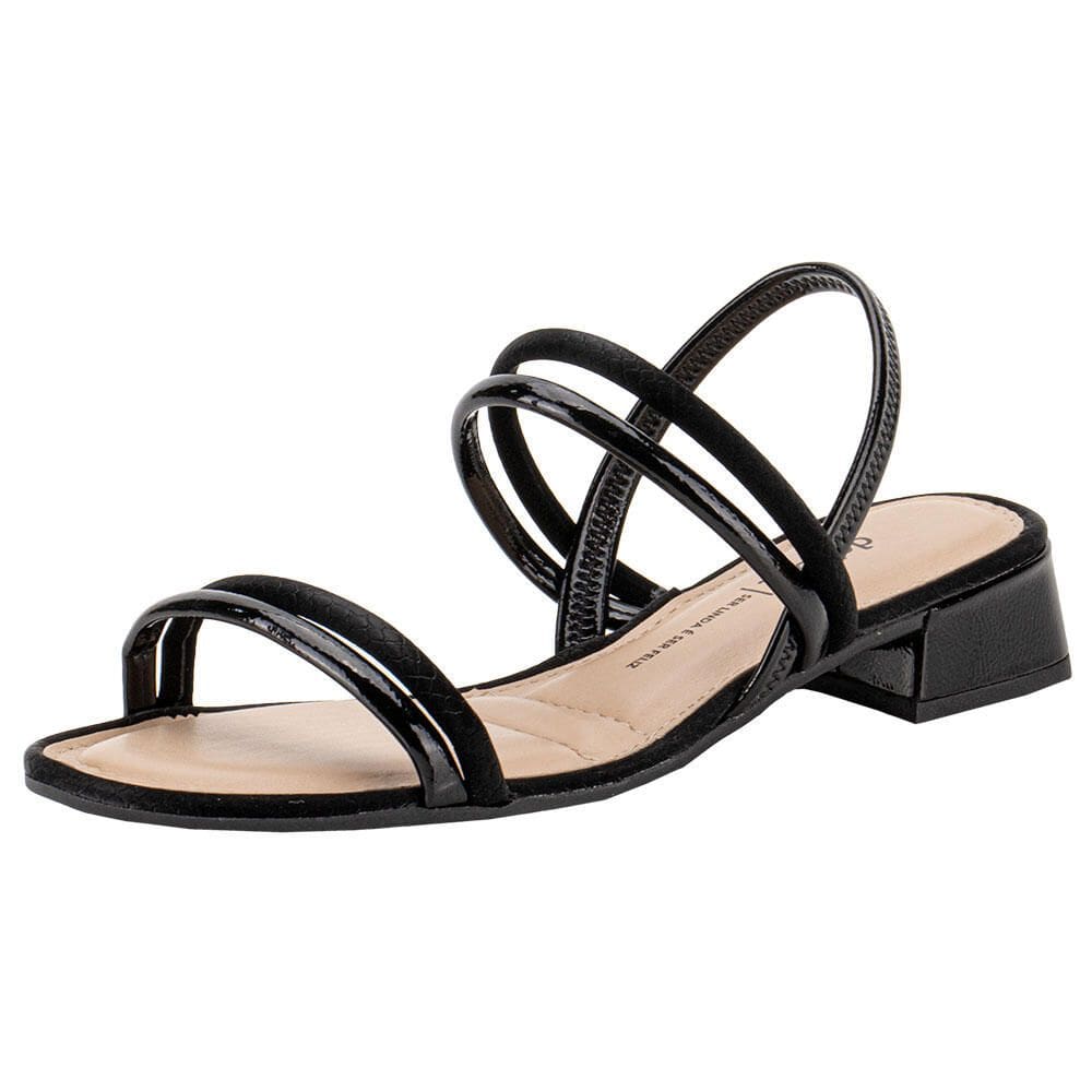 Sandália Feminina Salto Grosso Dakota Y8051