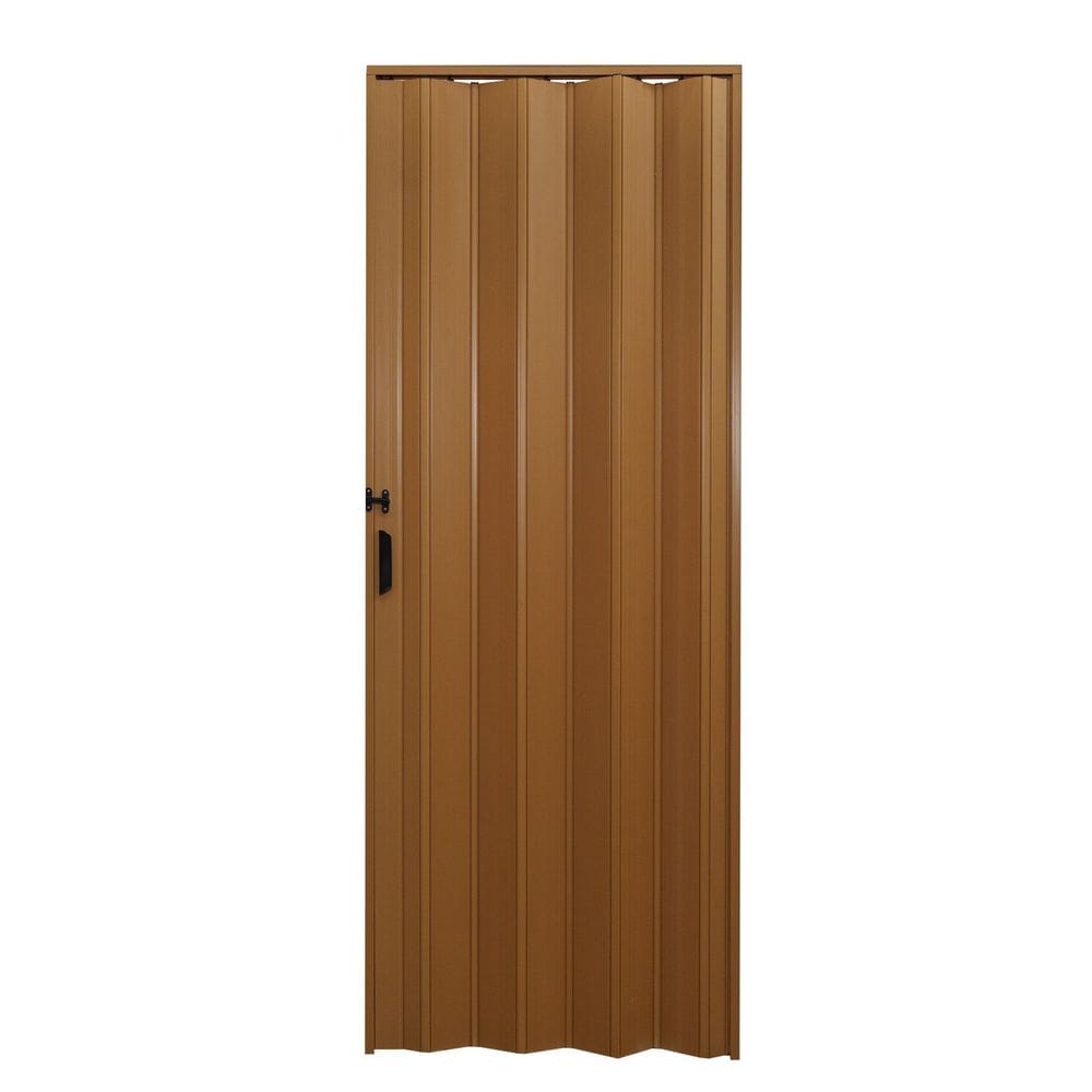 Porta Sanfonada de Pvc 70 Cm X 210cm Cerejeira Marrom