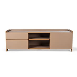 Rack para Sala de Estar para Tv até 75 Polegadas Flea Marrom
