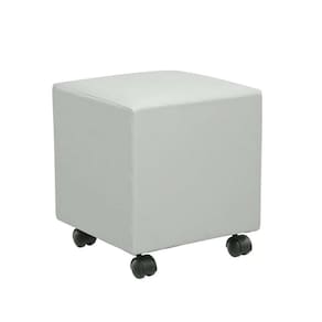 Puff Studio 40cm X 40cm X 40cmcourino com Rodizios Branco