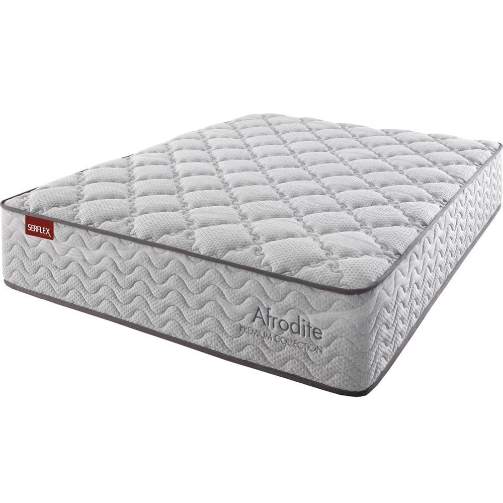 Colchão Casal 138x188cm Afrodite Serflex Cinza