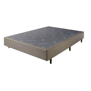 Base Box Solteiro Serflex Gaia 30x88x188cm Bege