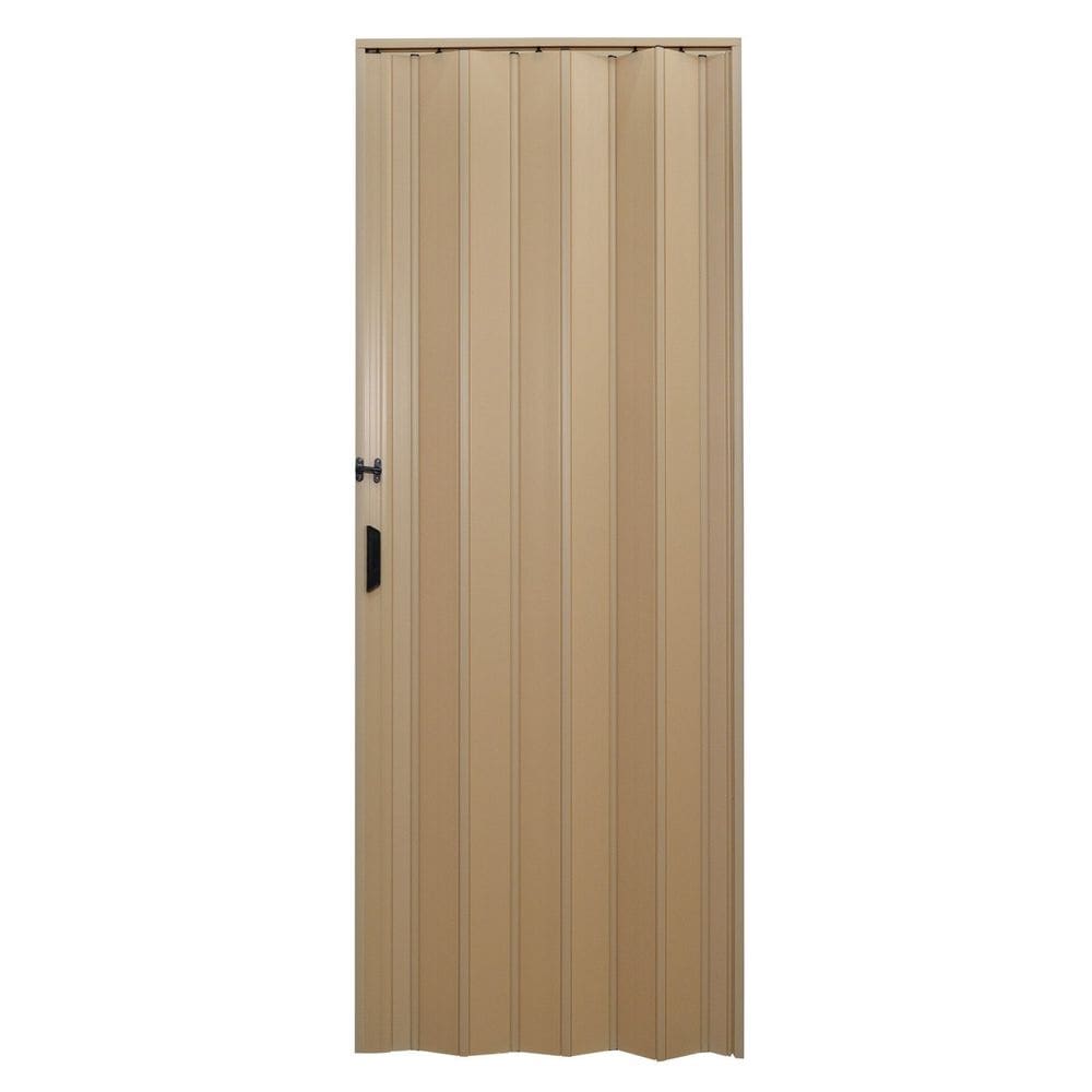 Porta Sanfonada de Pvc 90 Cm X 210cm Bege